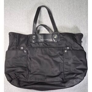 Marc Jacobs New York Black Nylon Tote Bag Shoulder Purse M0012910